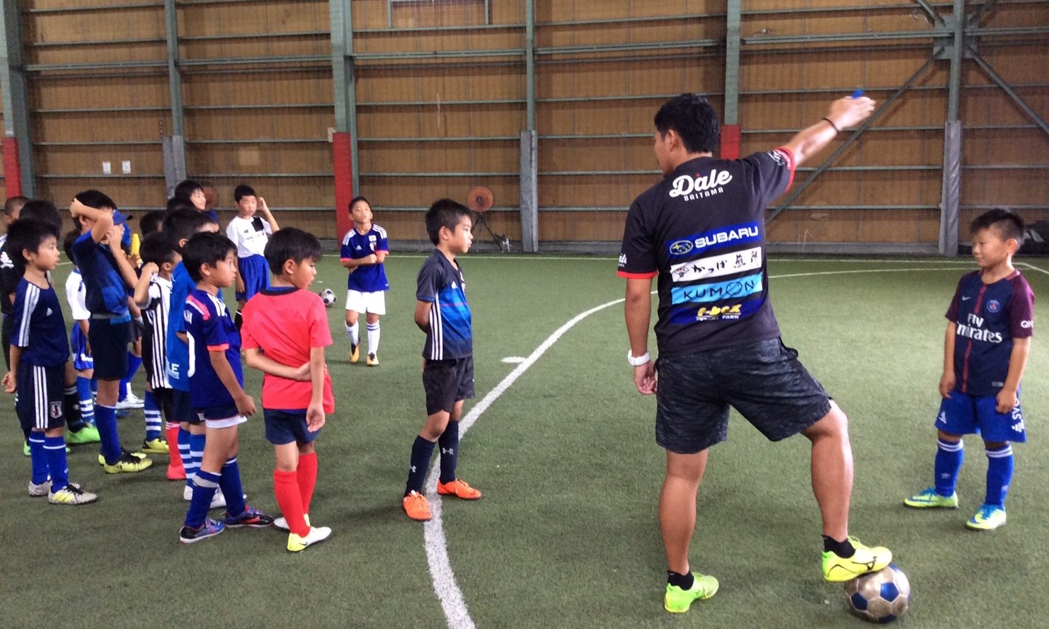 夏休み短期サッカースクール　前期終了