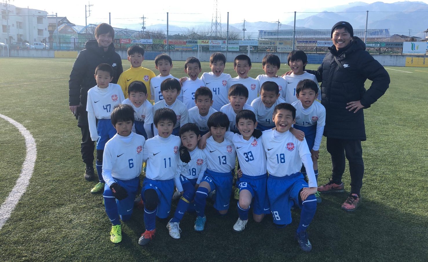 南アルプス市ジュニアウインターカップU-9・U-11準優勝