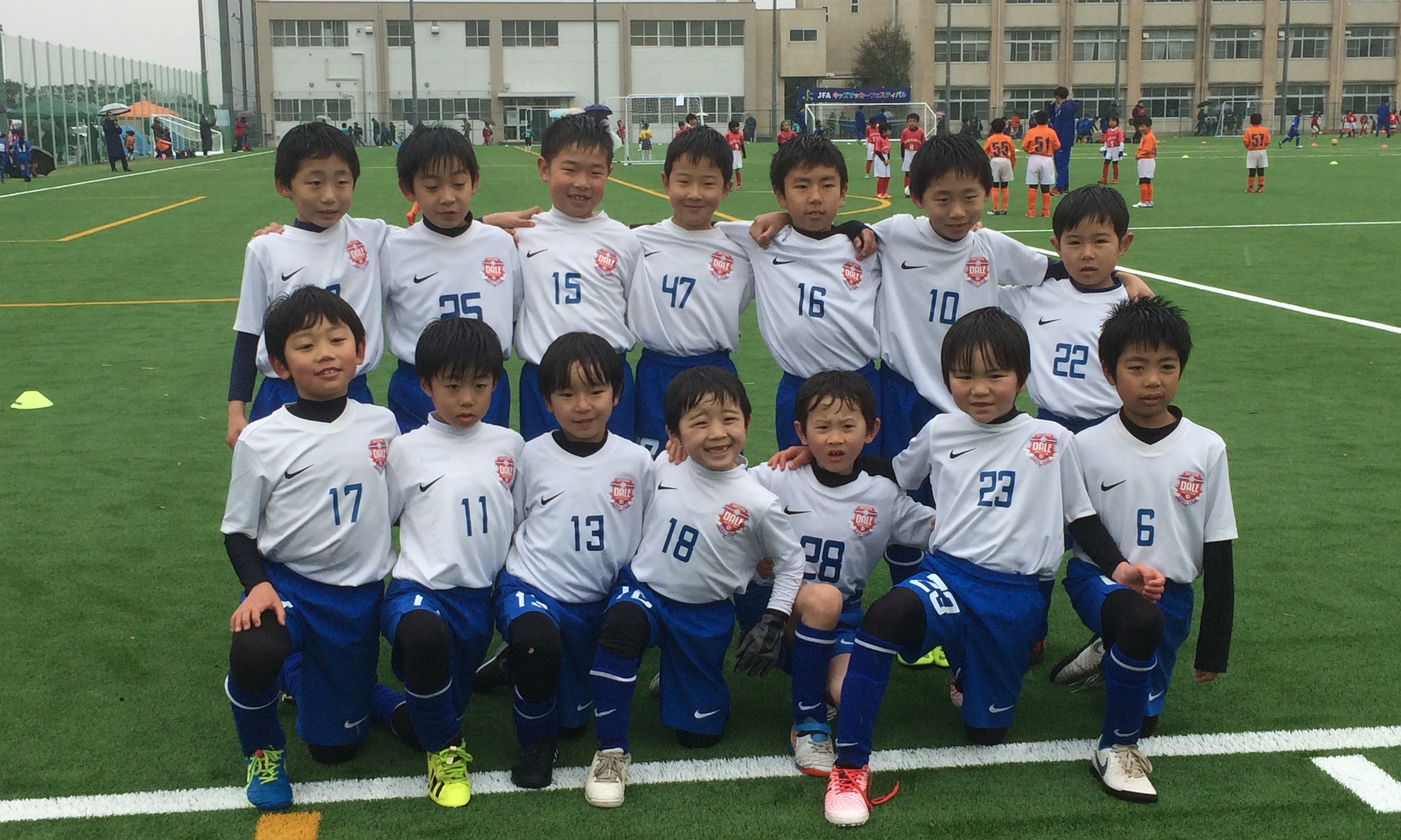 3/3（日）サッカーU-8チーム(小1.２)JFAキッズサッカーフェスティバル参加