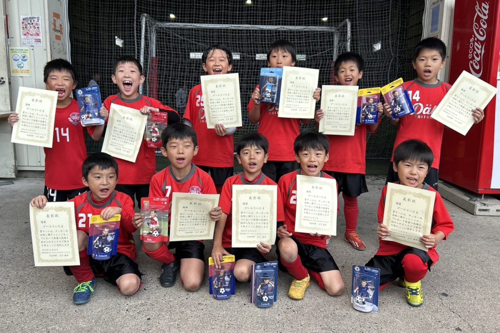 デールさいたまネクストU8　大会優勝しました！