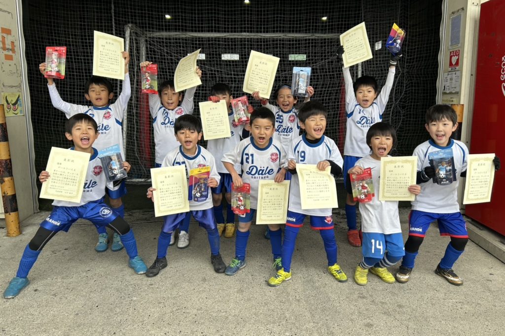 デールさいたまネクストU8　大会優勝しました！