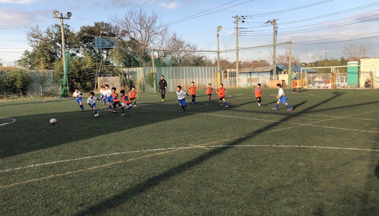 12/8（土）チーム所属U-8（小2.小1）マッチレポート