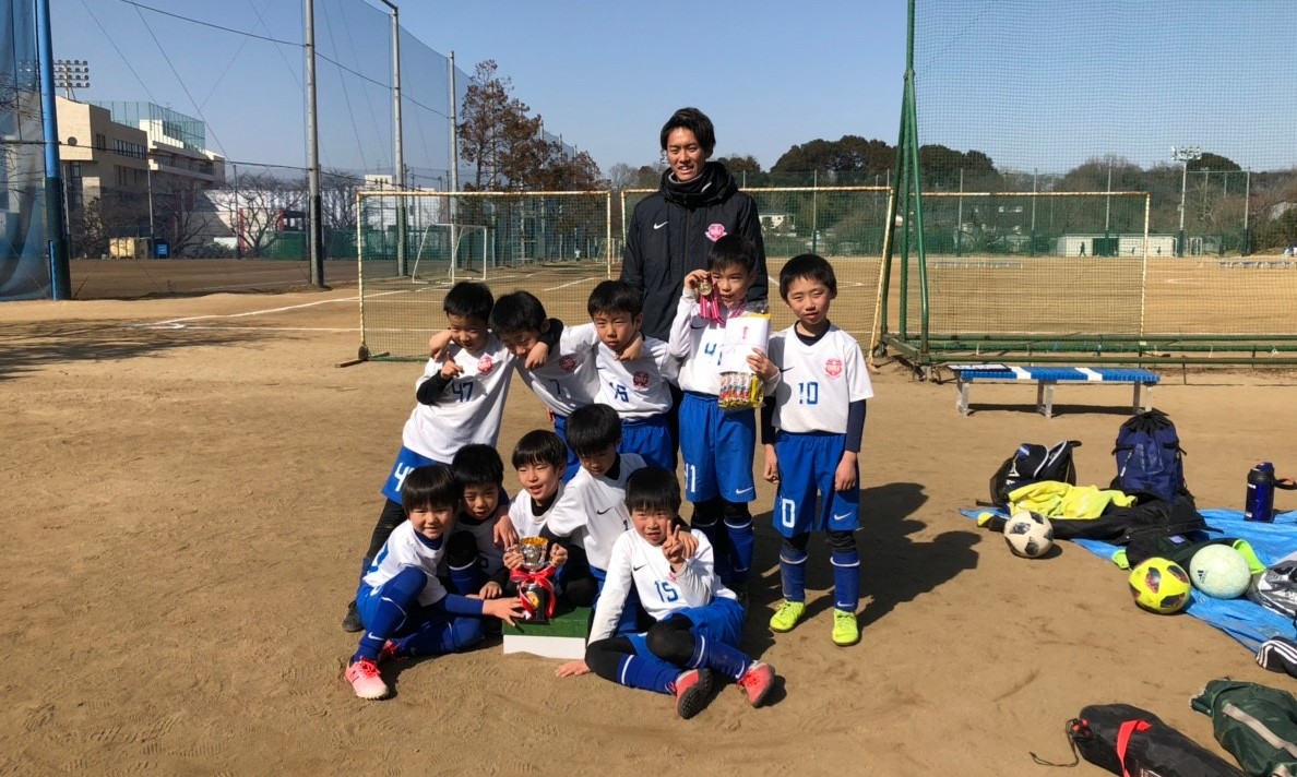 2/16（土）サッカーU-8チーム(小1.２)栃の木カップ/準優勝